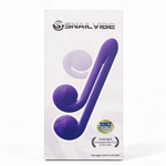 Вибромассажер для двойной стимуляции Snail Vibe фиолетовый