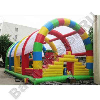 Коммерческий надувной батут "Радуга 2" 13*6*6 м
