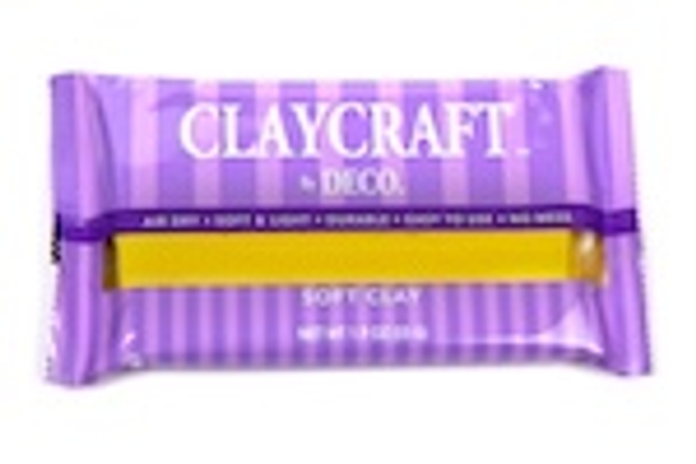 Глина цветная CLAYCRAFT by DECO™ (Желтая)