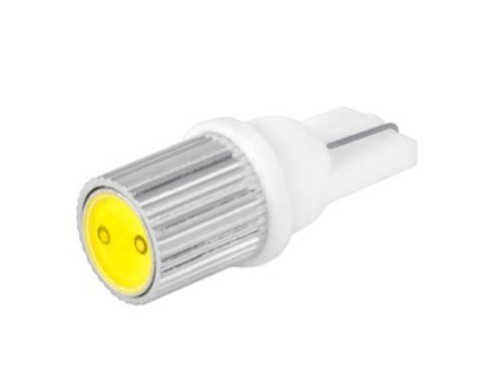 Лампа светодиодная 12V 5W без цоколя белый 1 SMD (габариты, повт.поворотника) радиатор 2 шт Skyway