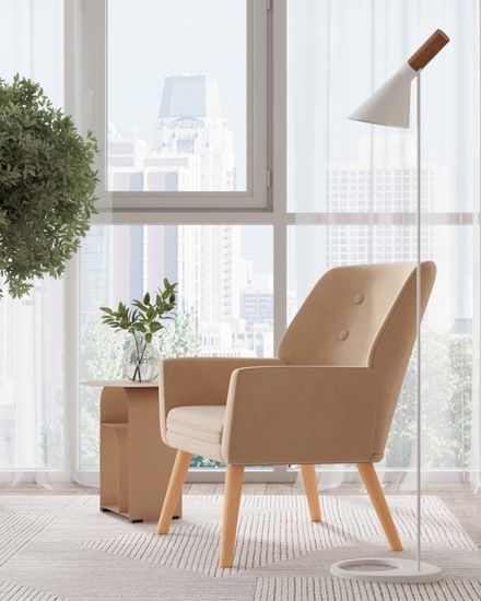 Кресло Райт мокка