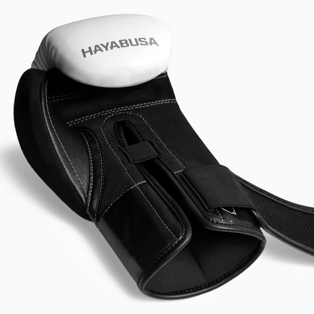 Боксёрские перчатки Hayabusa E1 Boxing white/silver