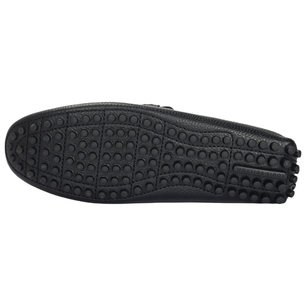LOUIS VUITTON Lv Hockenheim Moccasin Shoes "Black"