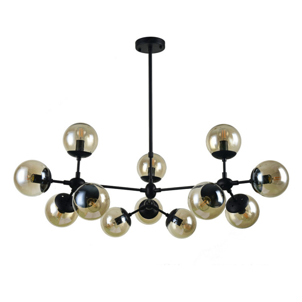 Люстра на штанге Arte Lamp A1664SP-12BK