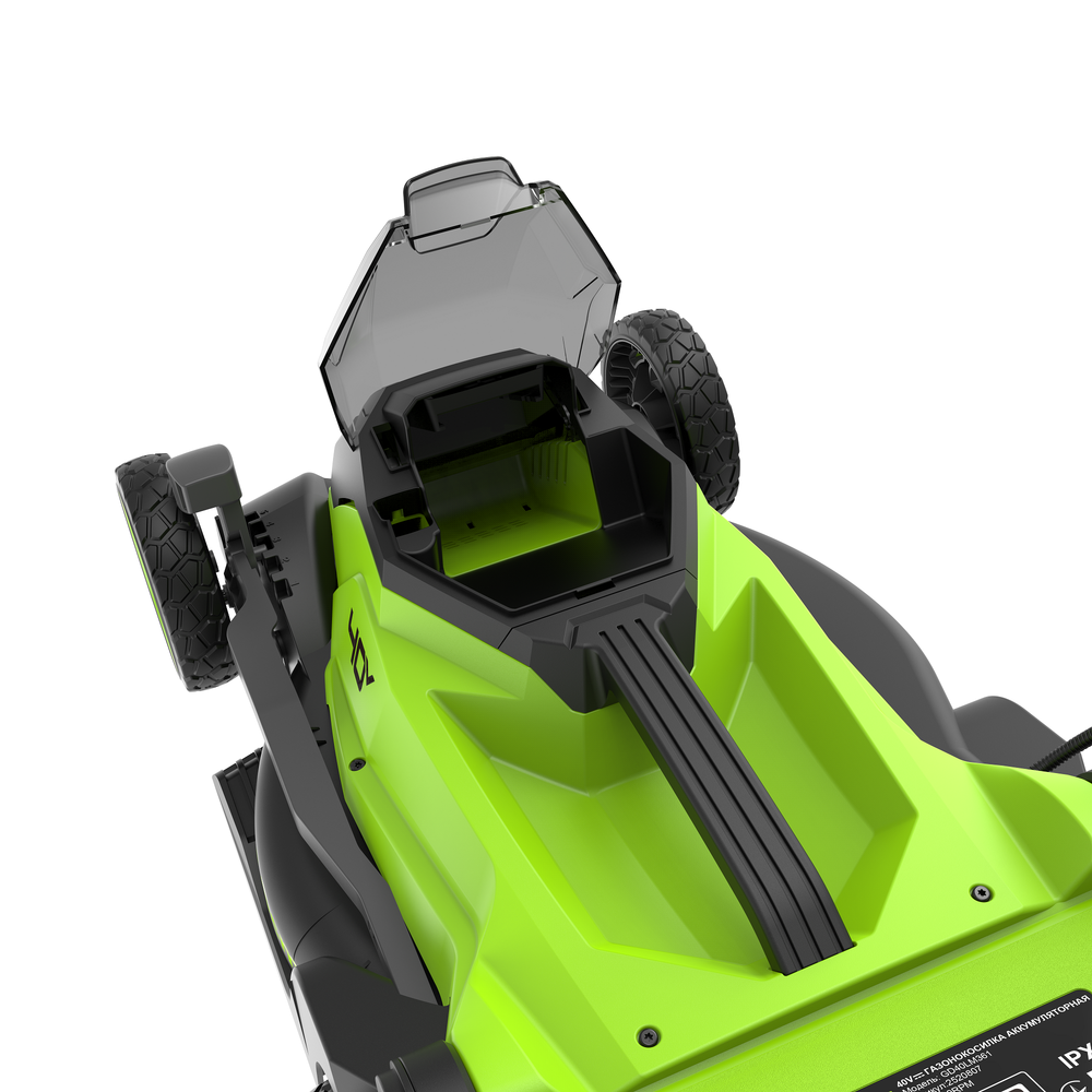 Газонокосилка аккумуляторная Greenworks GD40LM361, 40V, 36 см, бесщеточная, c 1хАКБ 4Ач и ЗУ
