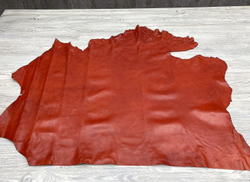 Capra Red Clay (1,1-1,3 мм), цв. Красный, натуральная овчина