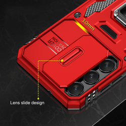 Чехол Safe Case с кольцом и защитой камеры для Samsung Galaxy S25