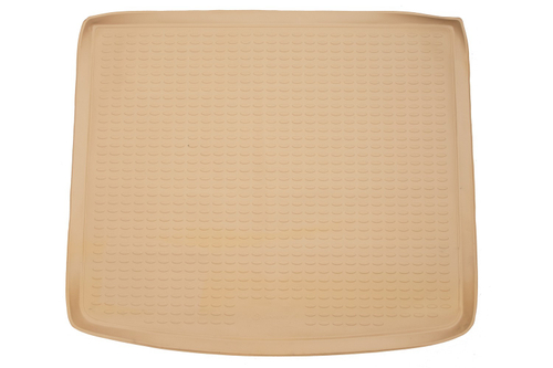 Коврик в багажник VW Touareg I 2003-2010, кроссовер (полиуретан, бежевый)  AFM.51.01.B13B