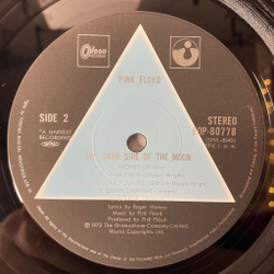 Винтажная виниловая пластинка LP Pink Floyd The Dark Side Of The Moon (Japan 1973) (No Obi) (Буклет, Плакат, Открытка) 1 Пресс