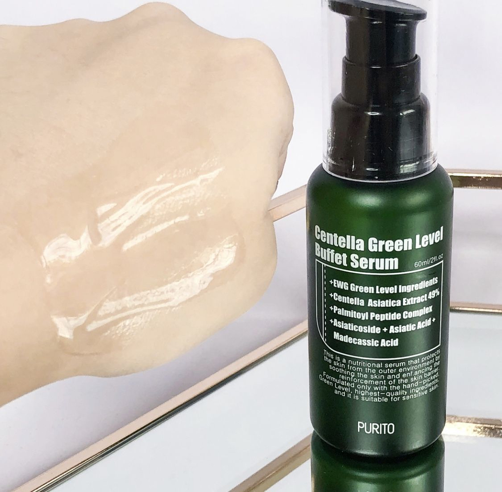 Purito Centella Green Level Buffet Serum увлажняющая сыворотка для восстановления кожи с центеллой