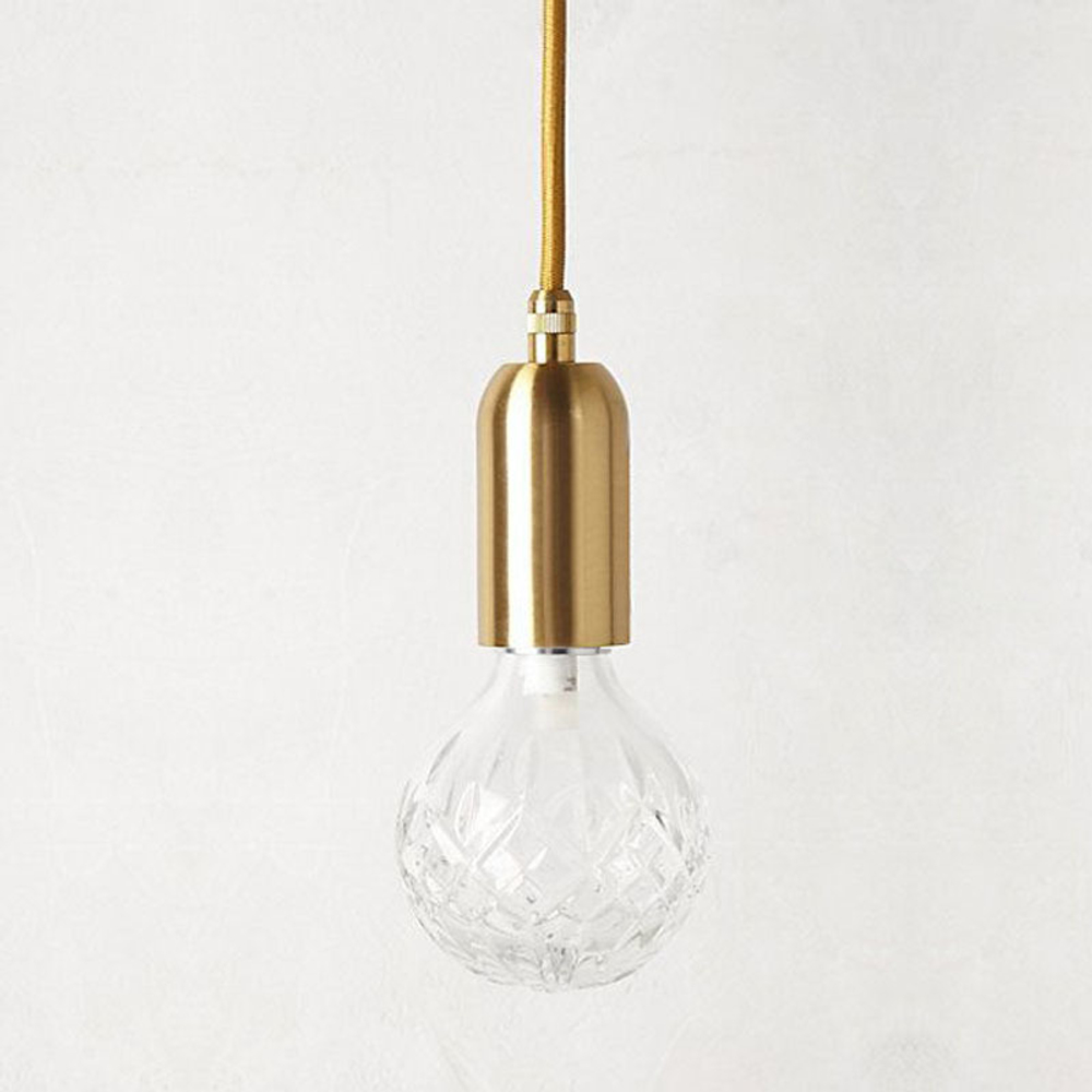 Pendant design lamp Crystal Bulb by Lee Broom (3 suspension)