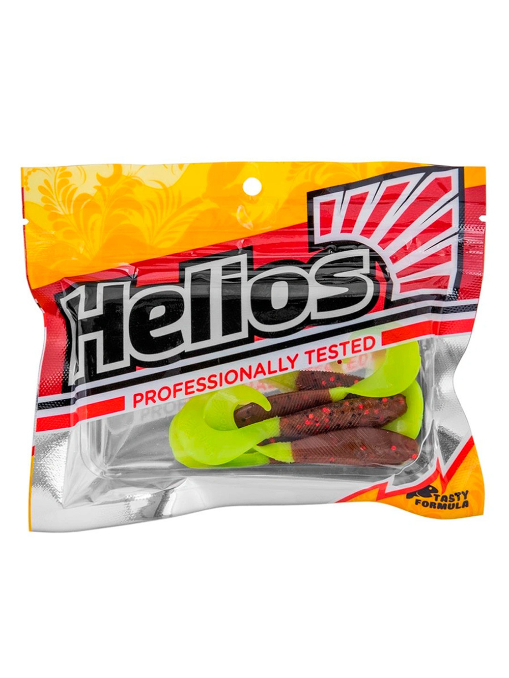 Твистер несъедобный Helios Hybrid 2,75"/7,0 см Fio LT 30шт. (HS-13-039-N-30)