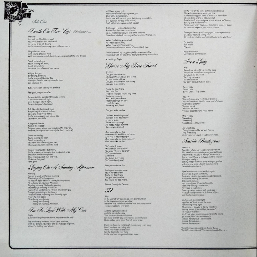 Queen / A Night At The Opera (LP)