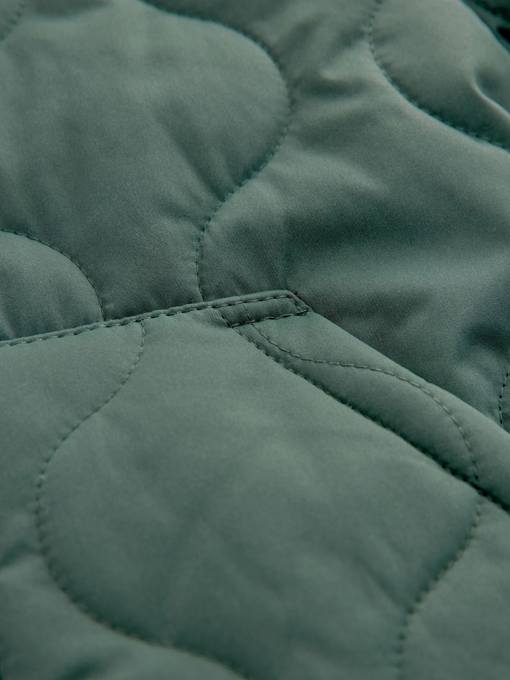 Куртка стеганая с флисовой подкладкой Next Q56-469, Зеленый