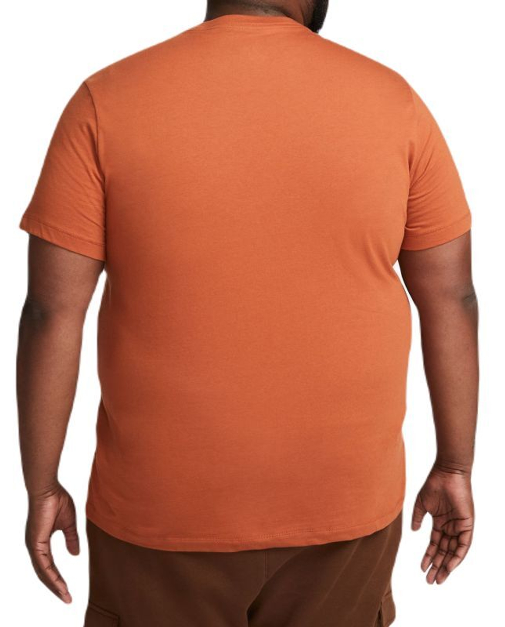 Мужская теннисная футболка Nike Sportswear Club T-Shirt - dark russet