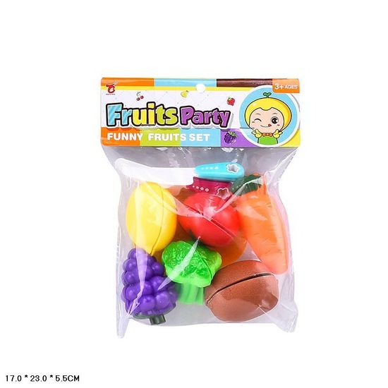 Фрукты и овощи 9 предметов в пакете 23*17*5,5 см