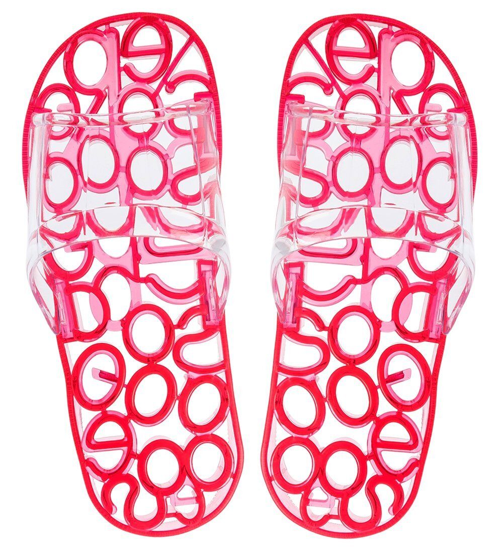 GAEM Home MSG-08/07-M Массажные тапочки красные, длина 25см