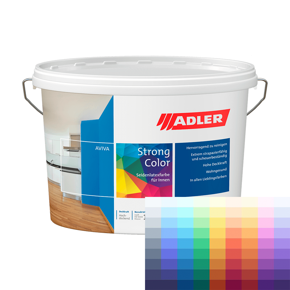 Aviva Strong-Color - моющаяся латексная краска | Adler (Австрия)