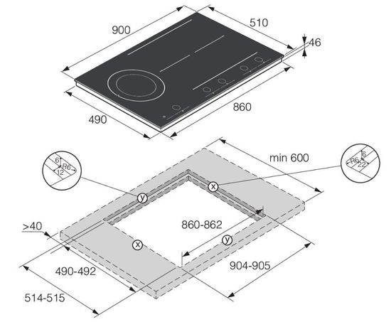 Индукционная варочная панель Asko HID925MFC