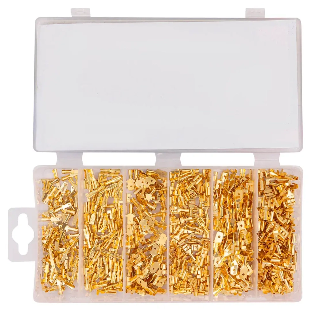 Клеммы контактные автомобильные, набор 600пр. RockFORCE RF-068684