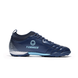 Бутсы футбольные (многошиповки) TORRES BOLA, TS2342310-372-43, р.43,с носком, синий