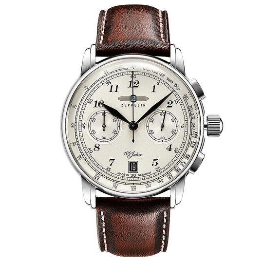 ZEPPELIN Hundred Years Collection Quartz Movement Men"s Watches Watch Mother of Pearl Color Watch Dial