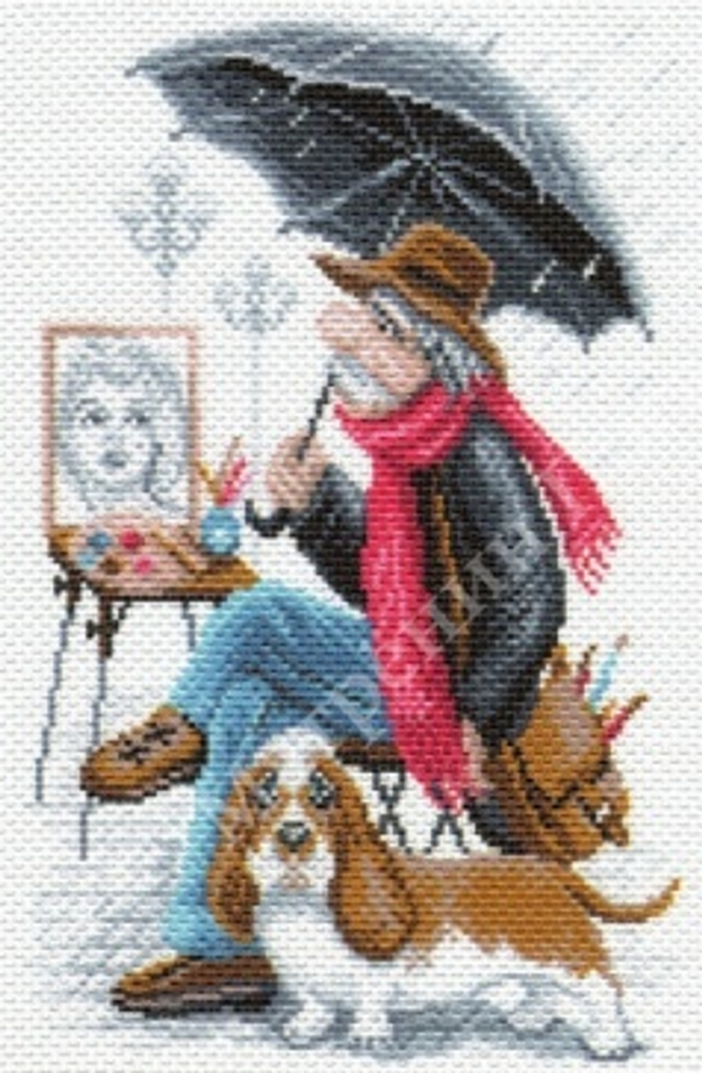 "Художник"-1669 канва с рисунком
