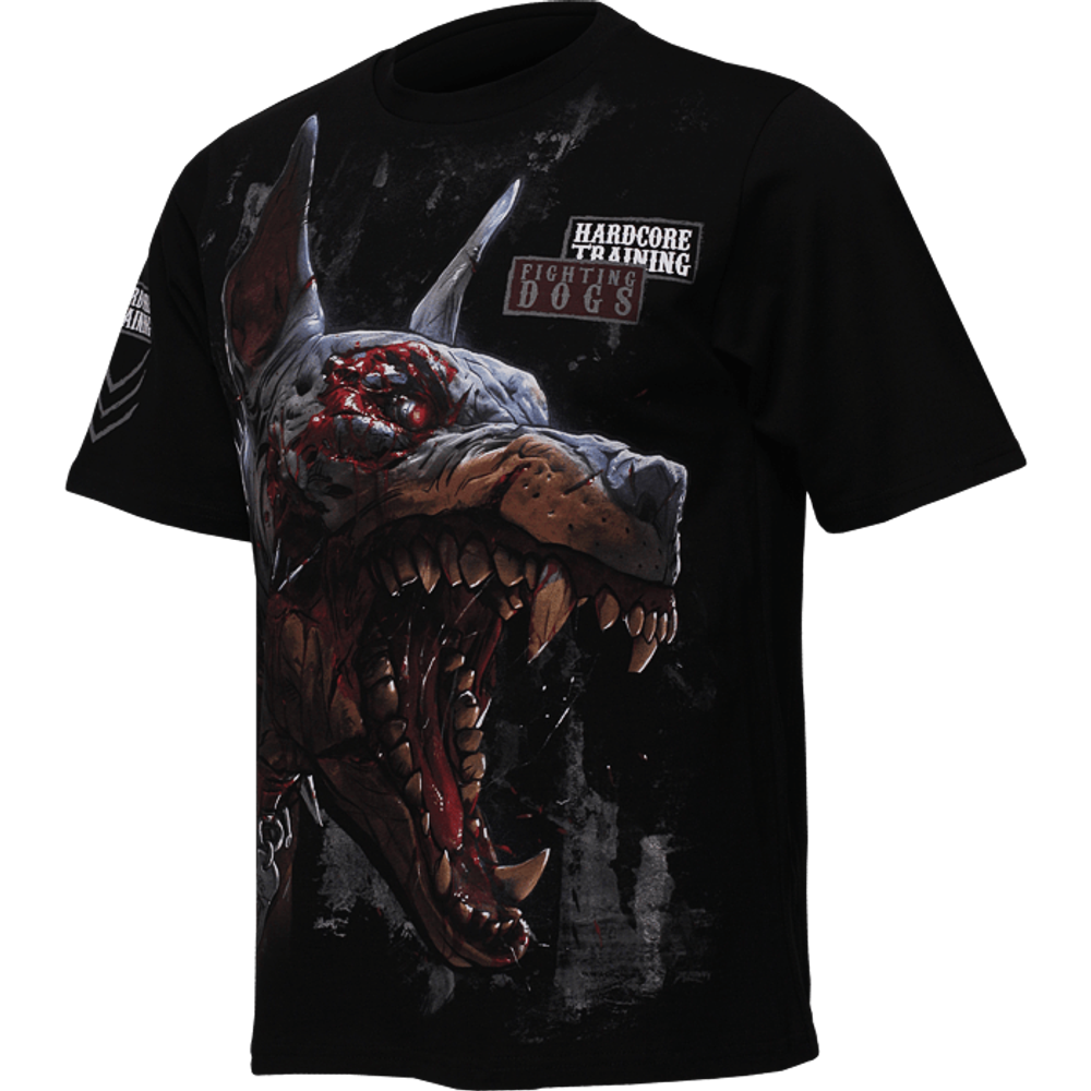 Футболка Hardcore Training Fighting Dogs Black Oversized Fit