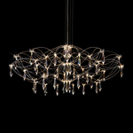 Подвесная светодиодная люстра Loft It Mira 10586/900 Silver Asfour