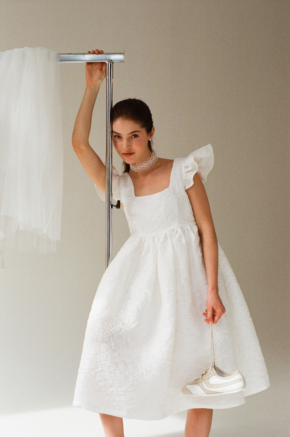 Angel white dress
