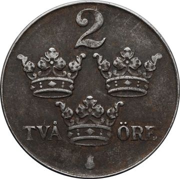 2 эре 1942-1950 Швеция