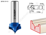 ЗУБР 19x13мм, радиус 10мм, фреза пазовая фасонная №4