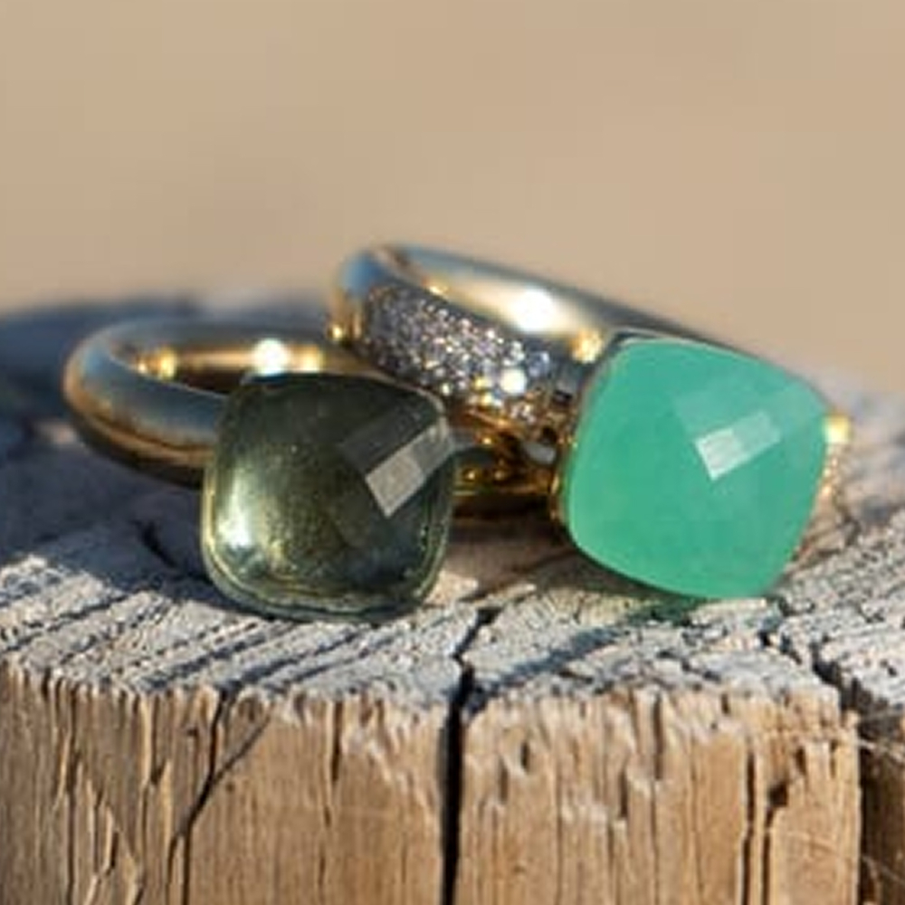 Кольцо Qudo FIRENZE 18.5 (G) Olivine 107001/40-4906 18.5 размер 18,5