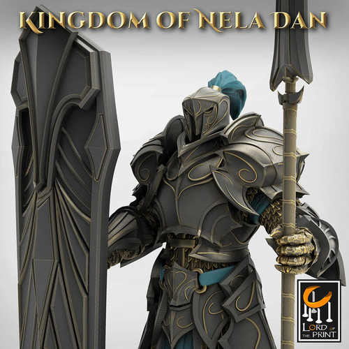 Guard Человек Воин Паладин Варвар Файтер Рыцарь миниатюра для dnd, днд, pathfinder, фентези, Настольная игра, НРИ, Варгейм, РПГ