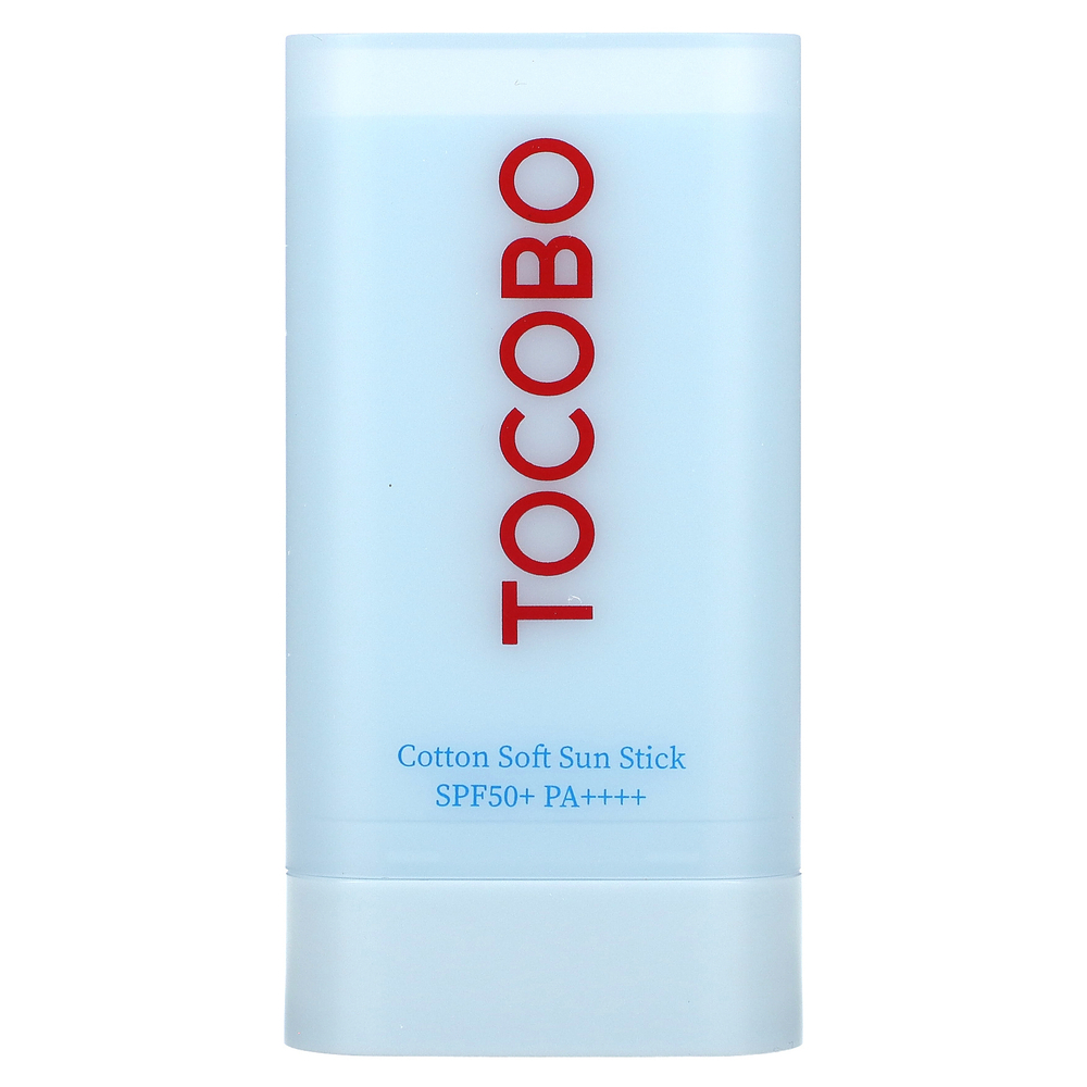 Tocobo, Мягкий солнцезащитный стик из хлопка, SPF 50+/PA ++++, 19 г (0,67 унции)