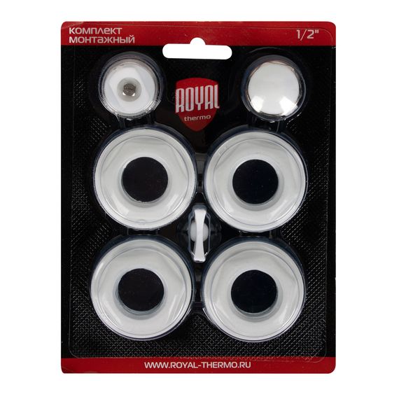 Комплект монтажный Royal Thermo 1”х 1/2quot; белый — (7)