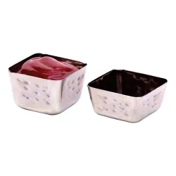 Соусник 50 мл 5,1*5,1 см h2,5 см Antique квадратный нерж. P.L. Proff Cuisine
