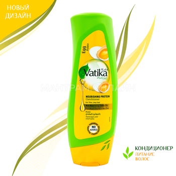 Кондиционер Dabur Vatika Яичный протеин Для тонких и ослабленных волос, 200 мл