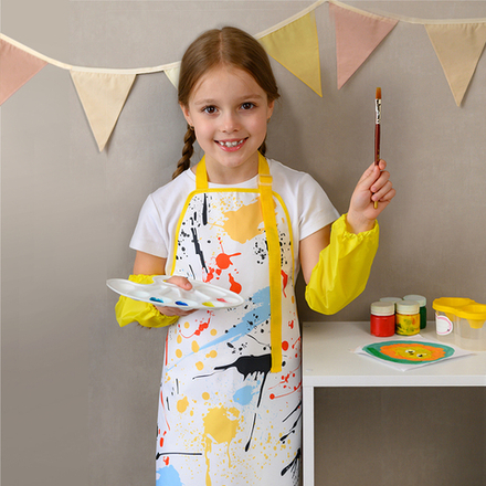 Фартук для творчества с застёжкой фастекс. Феерия красок
