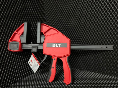 Струбцина пистолетная быстрозажимная DLT 150мм, (версия с удлиненной накладкой), арт.90151