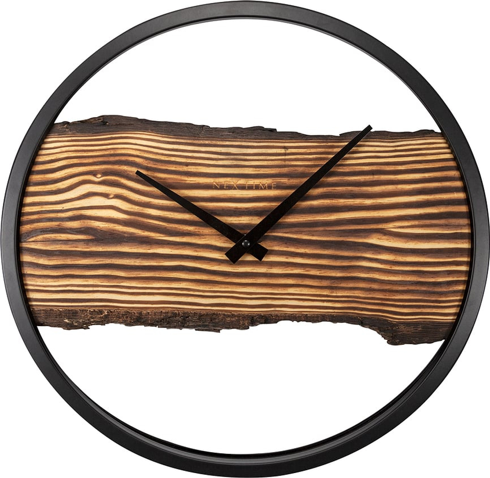 Настенные часы NeXtime Forest, дерево, 45 см