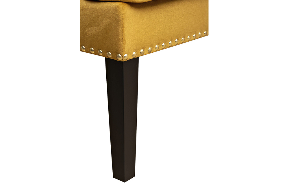 Кресло Garda Decor Rimini горчичное