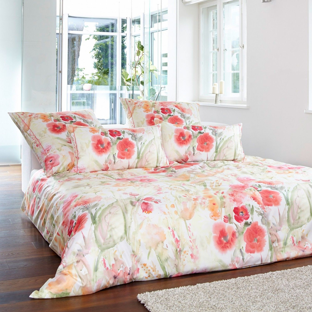 Пододеяльник 135x200 Elegante Avignon красный фото 2