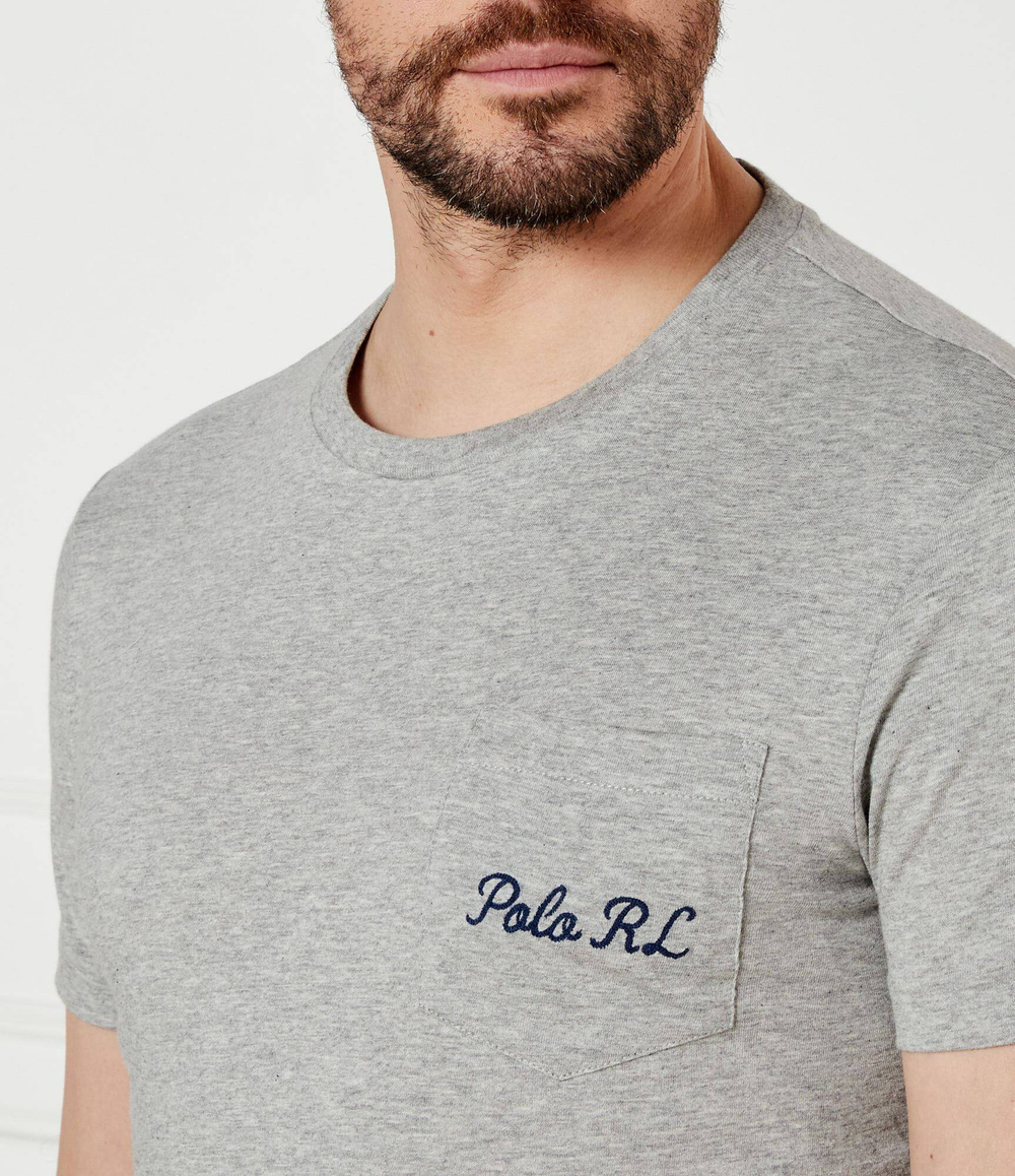 Футболка POLO RALPH LAUREN - серый(710961125)