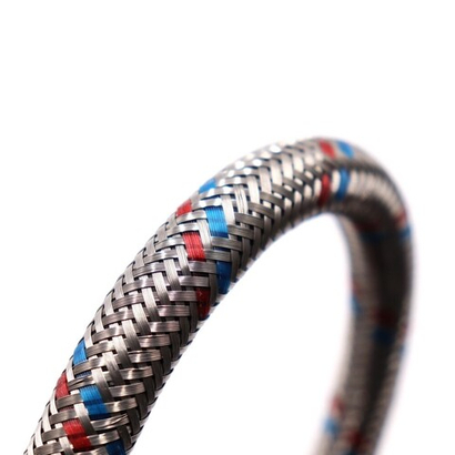 АКВАЛЮКС Гибкая подводка для воды ВР 1/2" х ВР 1/2", длина 60 см (BZN60)