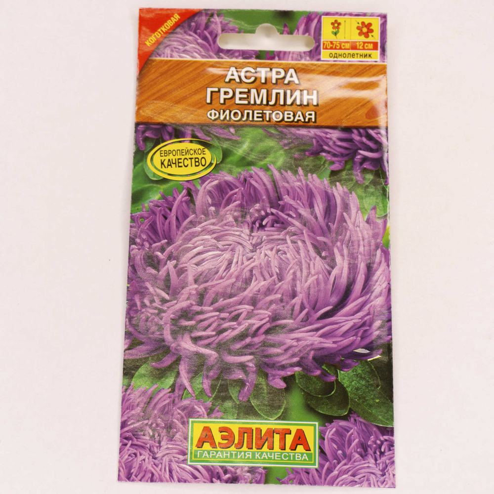Семена Астра Гремлин фиолетовая 0,2г