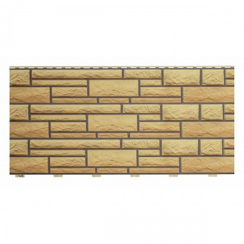 Фасадные панели (Цокольный Сайдинг) Доломит New Имбирь