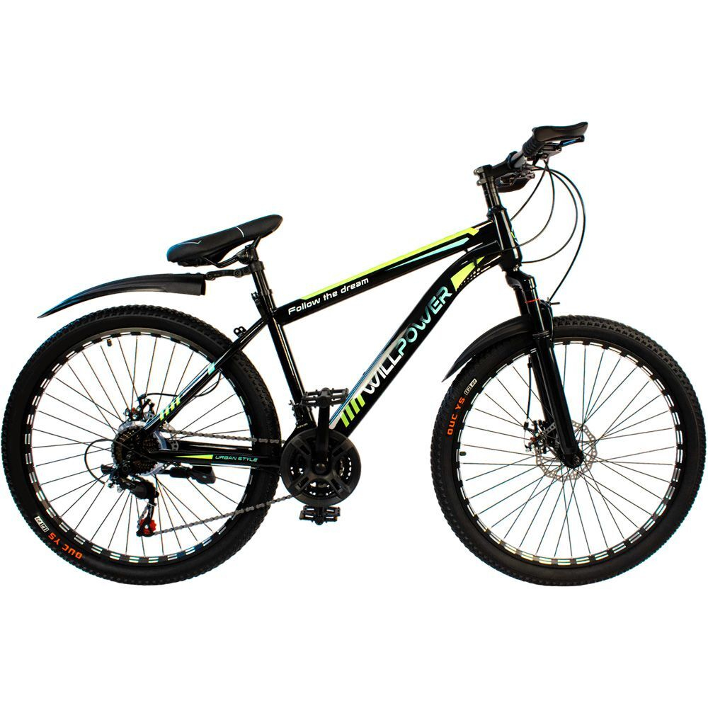 Велосипед 2-х 26" WILLPOWER зеленый FG23040152K-3