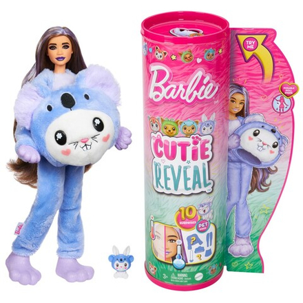 Barbie Cutie Reveal - Кукла Barbie Зайчик-Коала + животное HRK26
