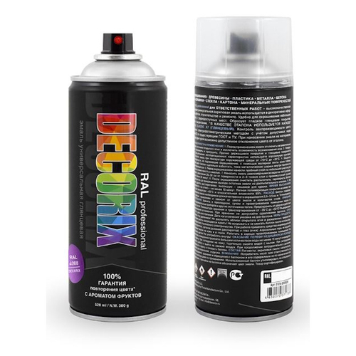 Эмаль аэроз. DECORIX акрил. Professional RAL 4008 сигнальный фиолетовый 520мл  0138-4008 DX